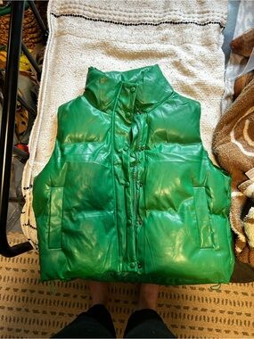 Green Puffer Vest
